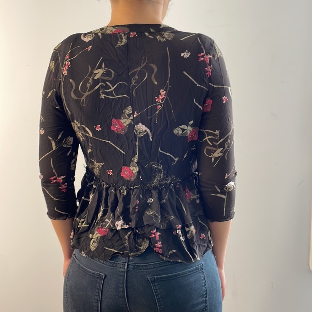 Urban Outfitters Out From Under Ruffled Floral Top - Picture 4 of 7
